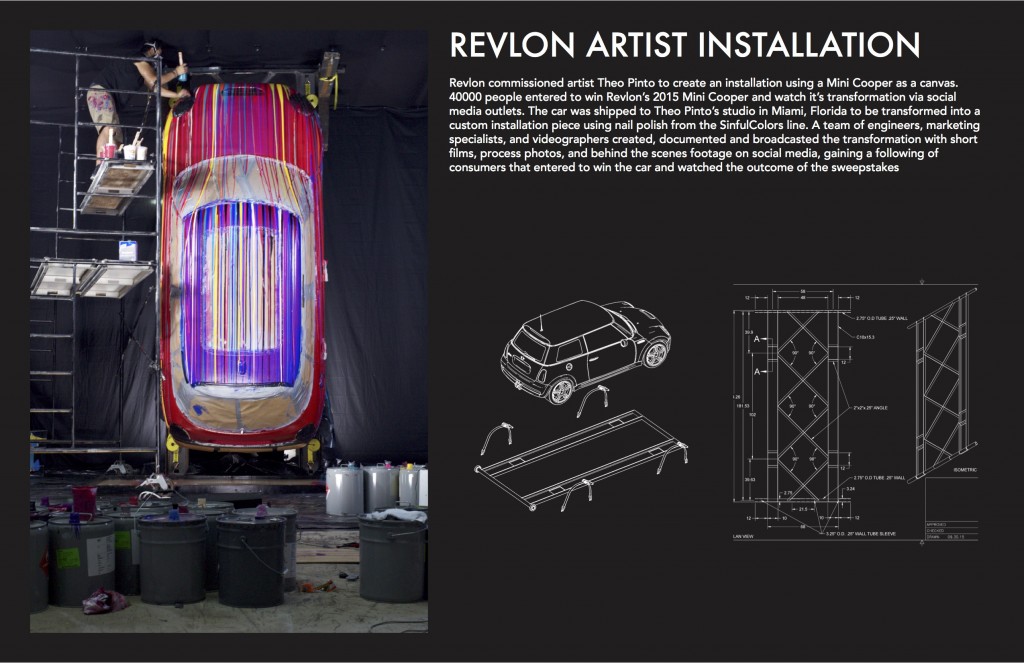 Revlon Artist Installation